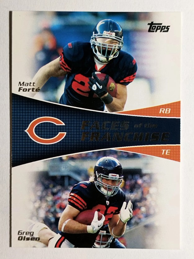 2011 Topps Faces of the Franchise #FO Matt Forte/Greg Olsen