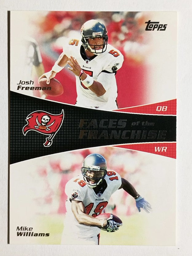 2011 Topps Faces of the Franchise #FW Josh Freeman/Mike Williams