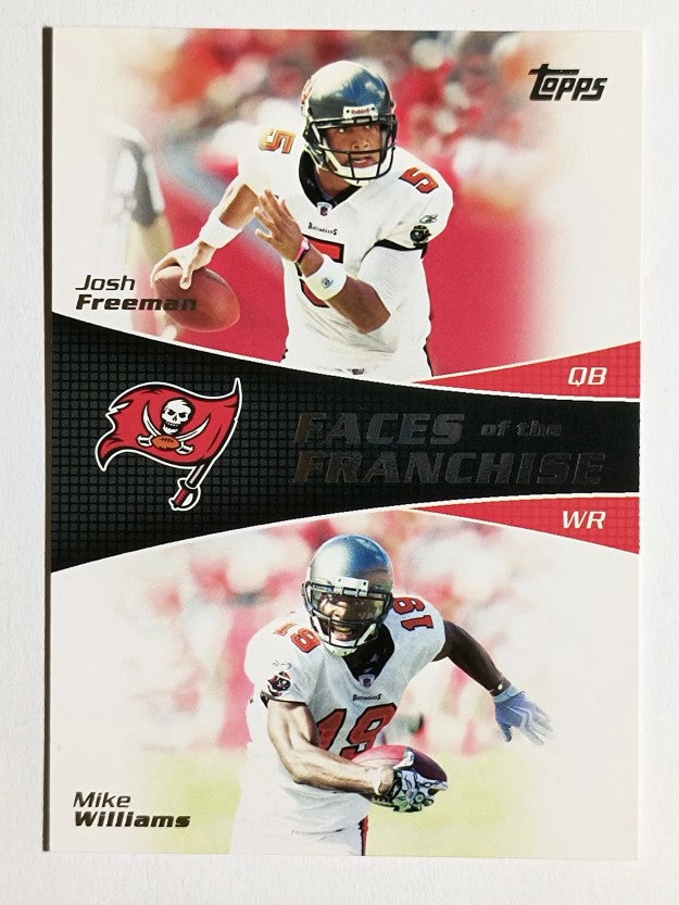 2011 Topps Faces of the Franchise #FW Josh Freeman/Mike Williams