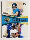 2011 Topps Faces of the Franchise #GJD Blaine Gabbert/Maurice Jones-Drew