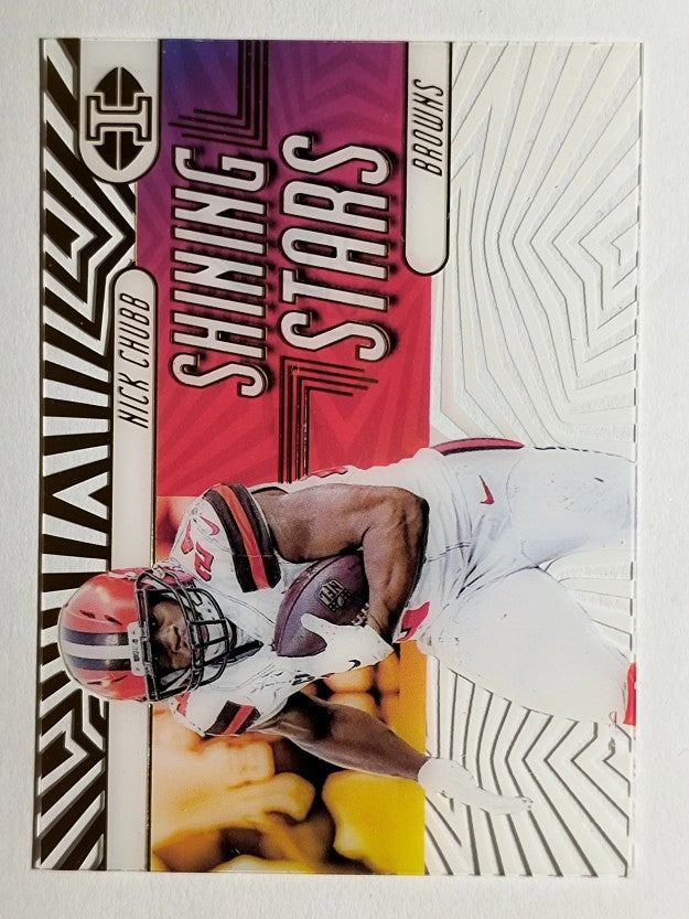 2019 Panini Illusions Shining Stars #1 Nick Chubb