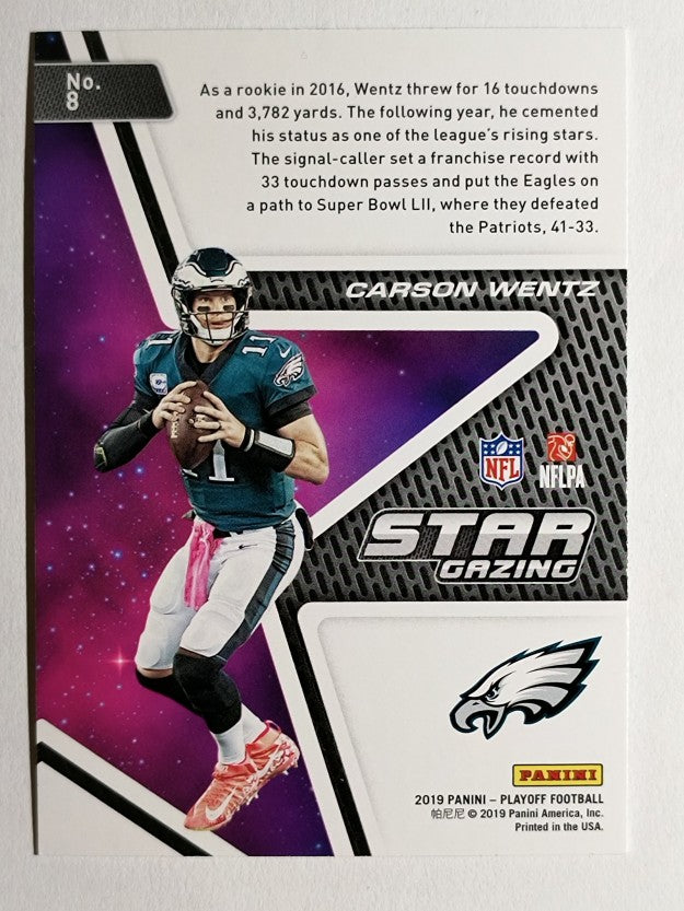 2019 Playoff Star Gazing #8 Carson Wentz