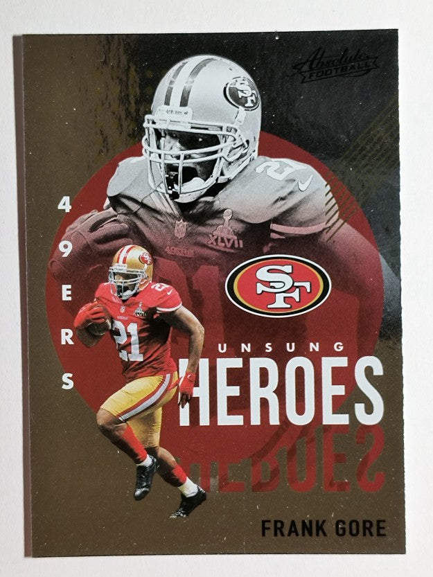 2021 Absolute Unsung Heroes #18 Frank Gore