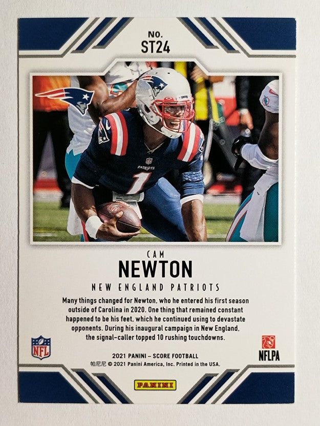 2021 Score Score Team #24 Cam Newton