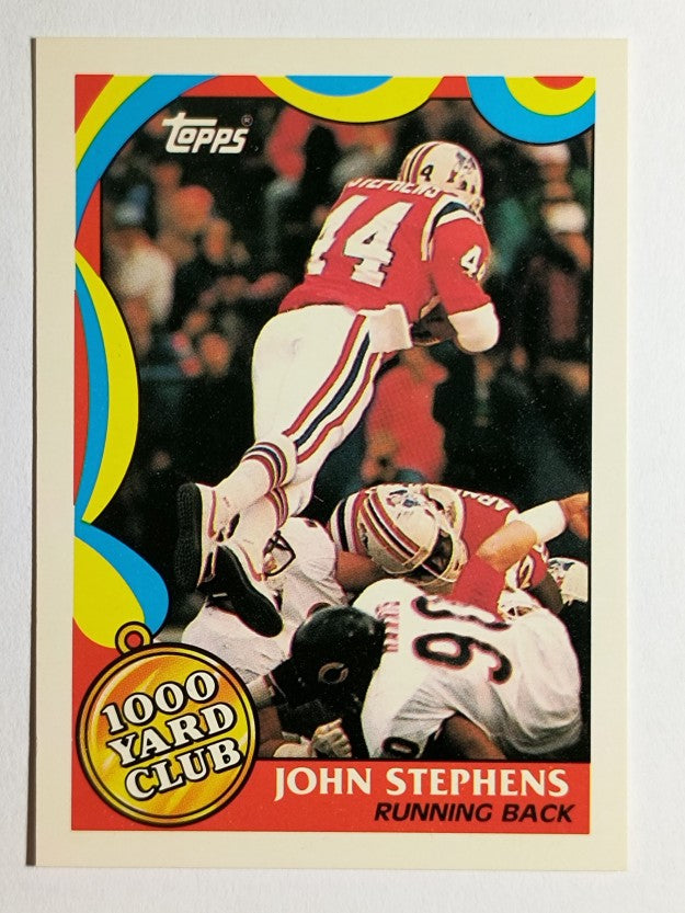 1989 Topps 1000 Yard Club #9 John Stephens