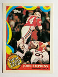 1989 Topps 1000 Yard Club #9 John Stephens