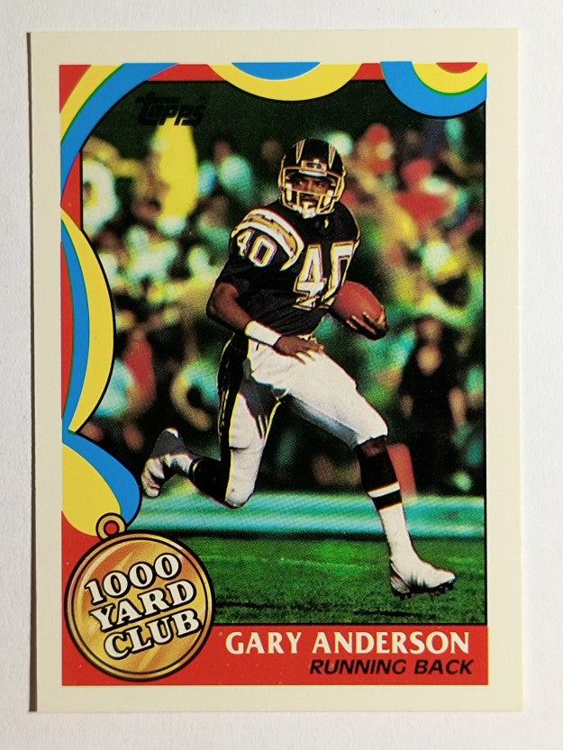 1989 Topps 1000 Yard Club #13 Gary Anderson RB