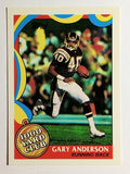 1989 Topps 1000 Yard Club #13 Gary Anderson RB