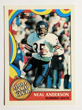 1989 Topps 1000 Yard Club #14 Neal Anderson