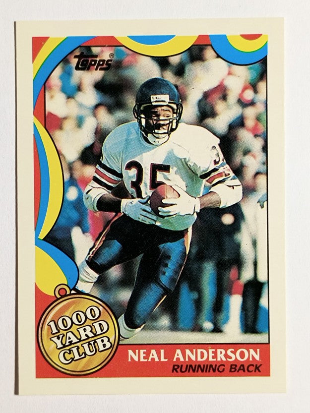 1989 Topps 1000 Yard Club #14 Neal Anderson