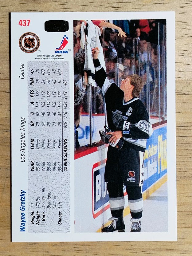 1991-92 Upper Deck #437 Wayne Gretzky