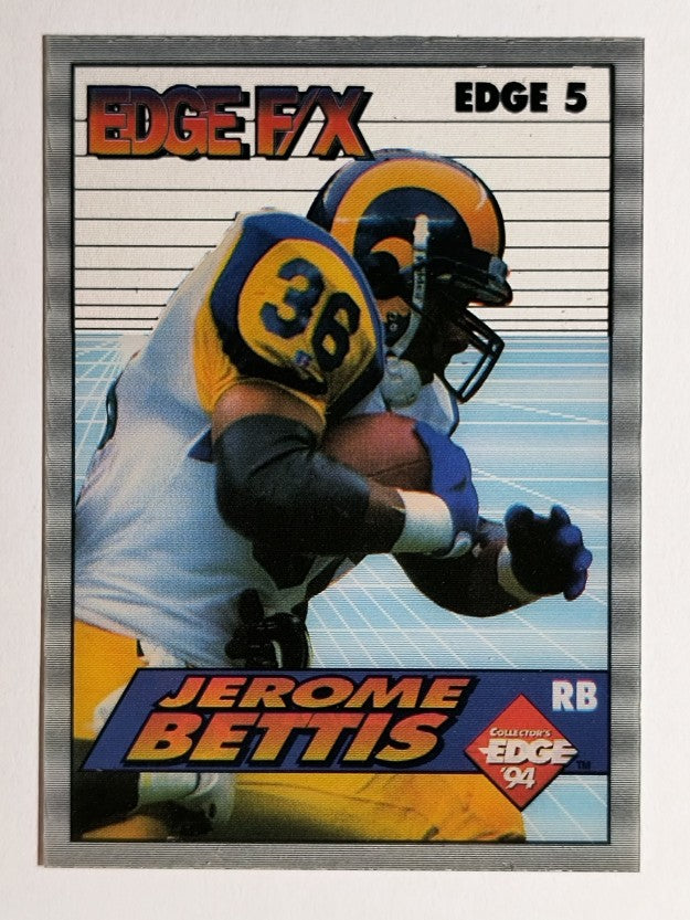 1994 Collector's Edge FX #5 Jerome Bettis