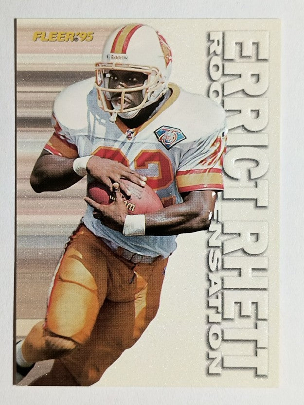 1995 Fleer Rookie Sensations #14 Errict Rhett (NM)