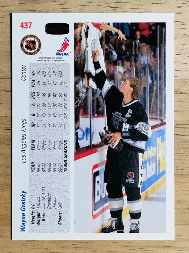 1991-92 Upper Deck #437 Wayne Gretzky