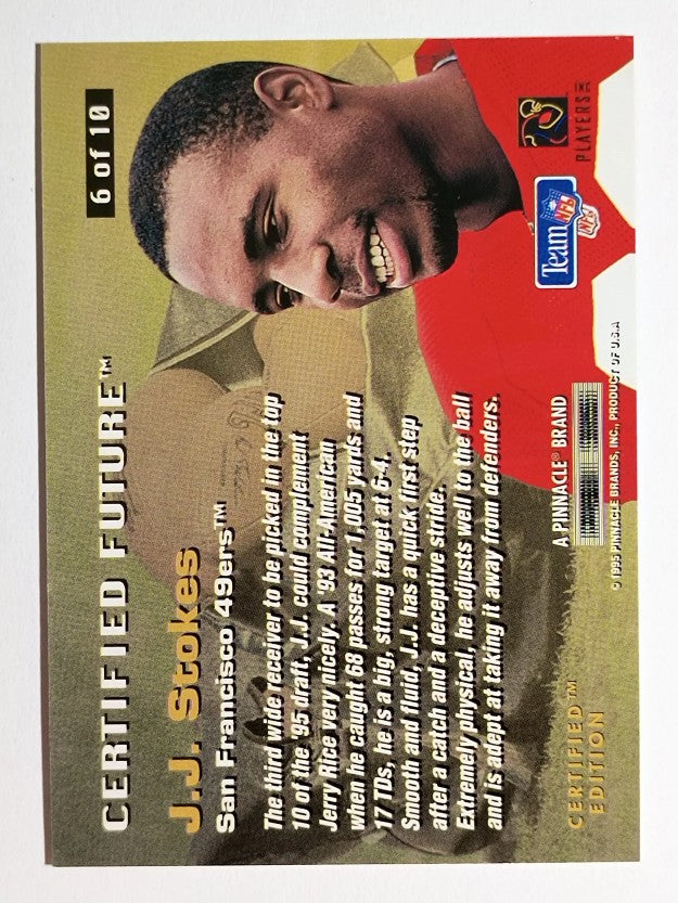 1995 Select Certified Future #6 J.J. Stokes