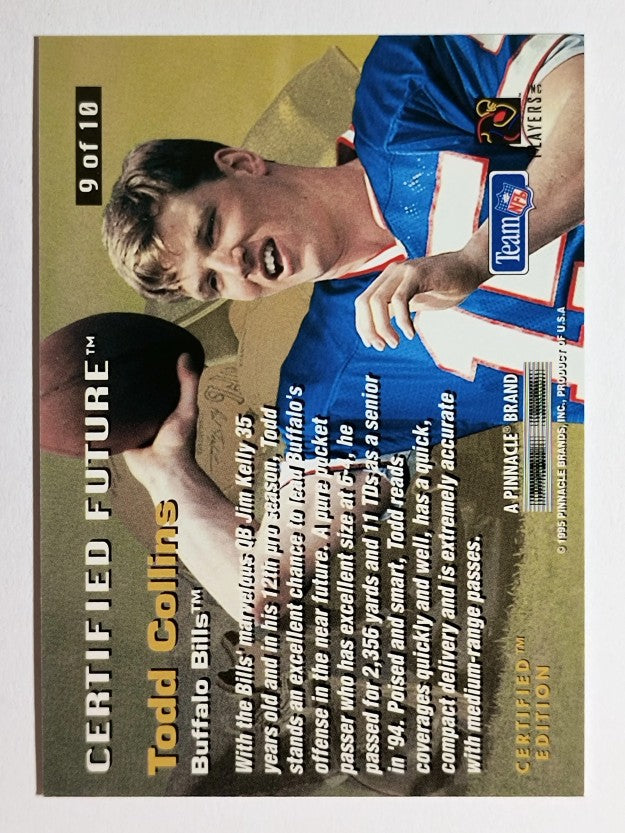 1995 Select Certified Future #9 Todd Collins