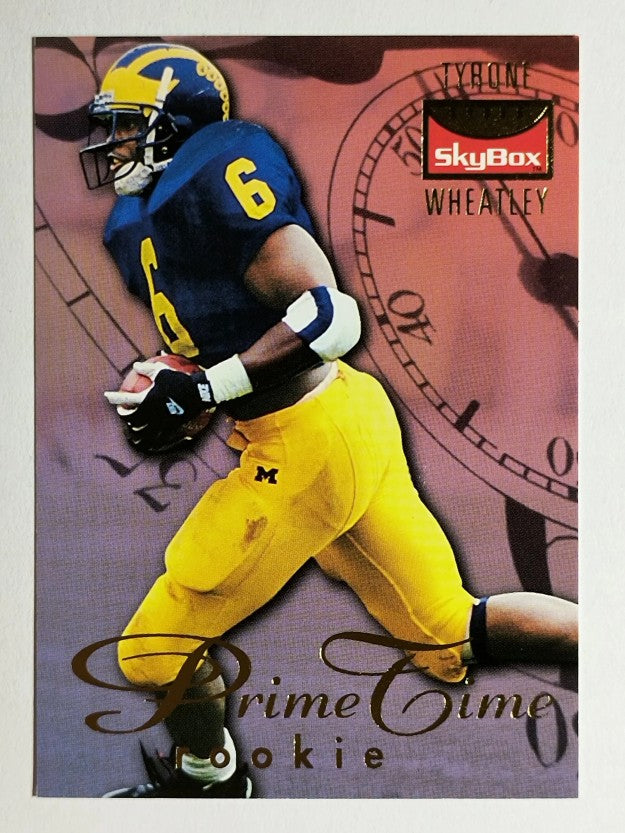 1995 SkyBox Premium Prime Time Rookies #PT10 Tyrone Wheatley