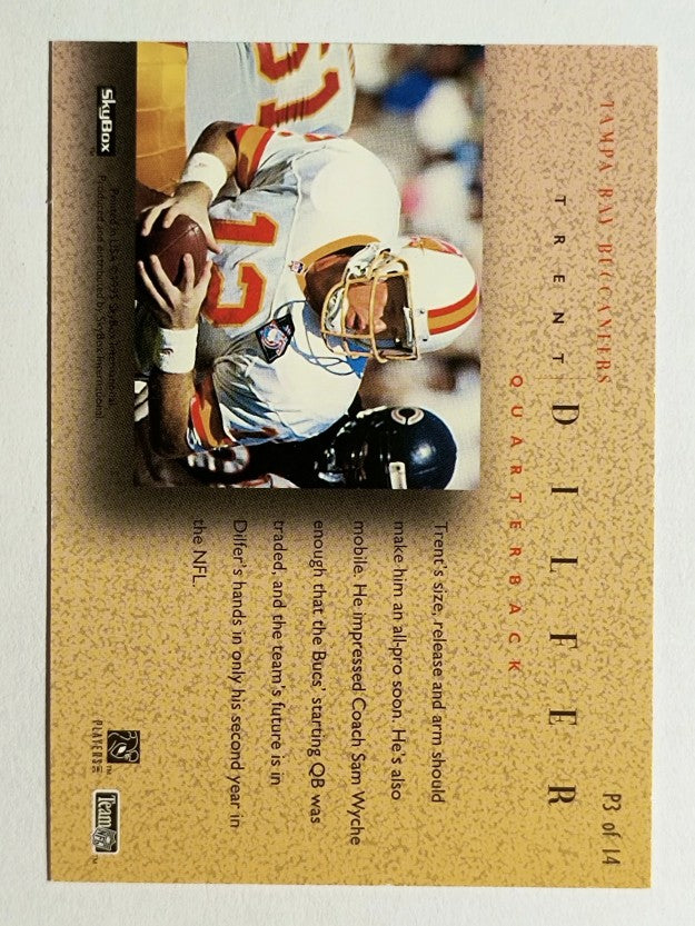 1995 SkyBox Premium Promise #P3 Trent Dilfer