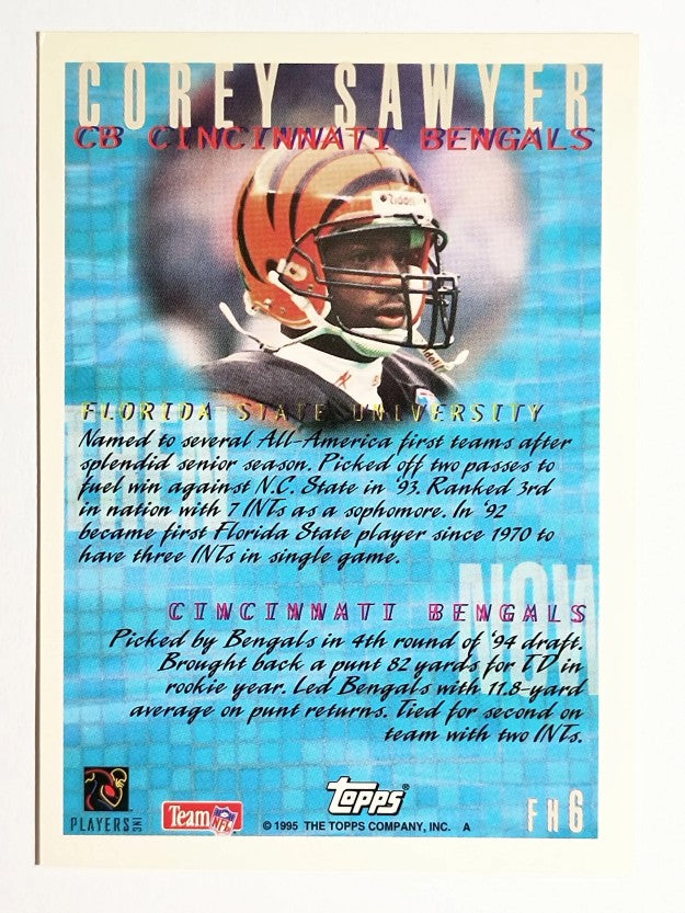 1995 Topps Florida Hot Bed #FH6 Corey Sawyer