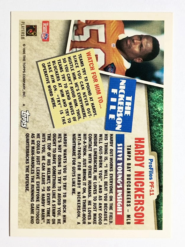 1995 Topps Profiles #11 Hardy Nickerson
