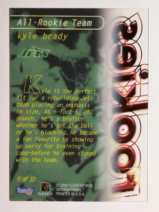 1995 Ultra All-Rookie Team #9 Kyle Brady