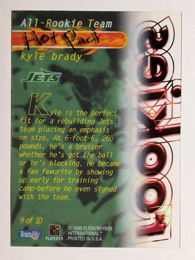 1995 Ultra All-Rookie Team Hot Pack #9 Kyle Brady