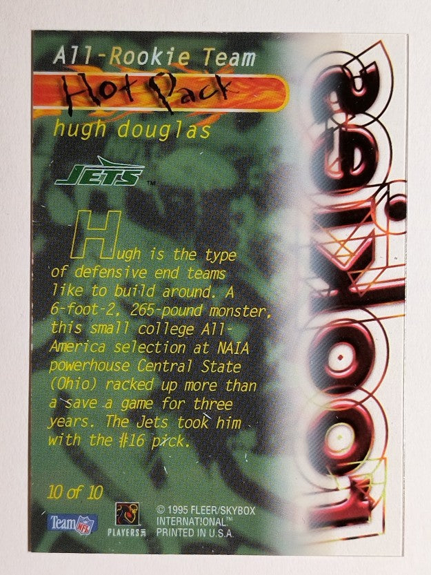 1995 Ultra All-Rookie Team Hot Pack #10 Hugh Douglas