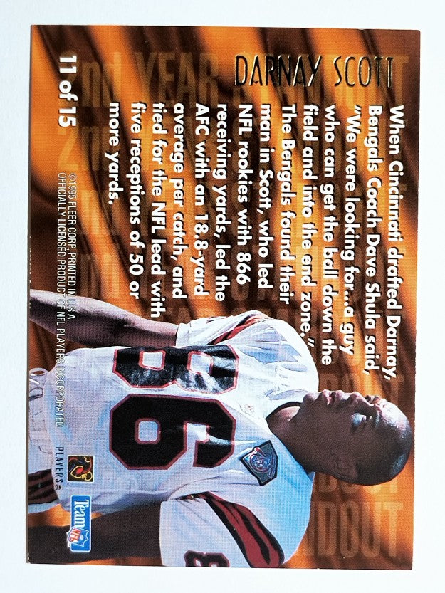 1995 Ultra Second Year Standouts Gold Medallion #11 Darnay Scott (NM)