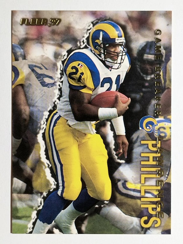 1997 Fleer Game Breakers #17 Lawrence Phillips