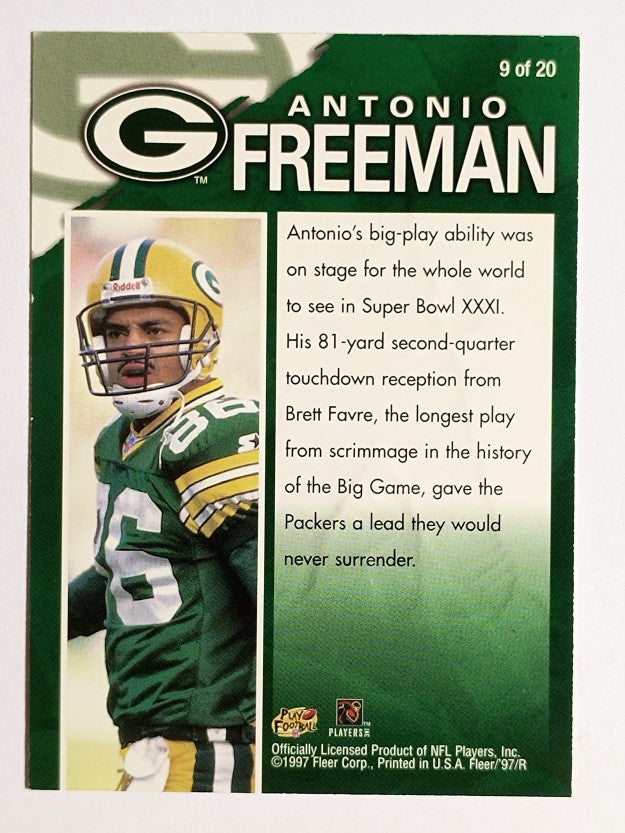 1997 Fleer Game Breakers Supreme #9 Antonio Freeman