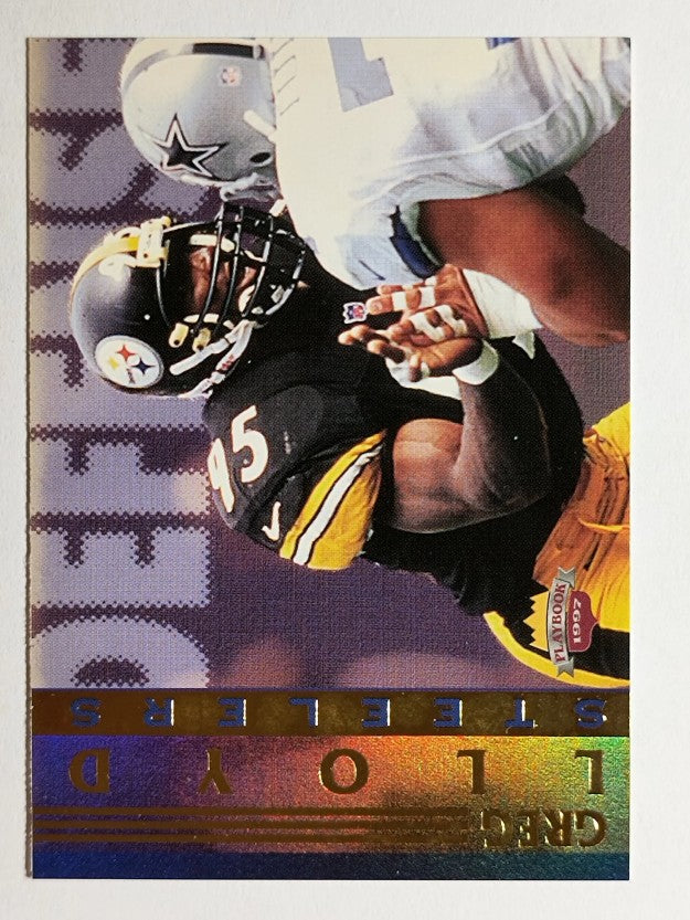 1997 Score Board Playbook By The Numbers #DF7 Greg Lloyd