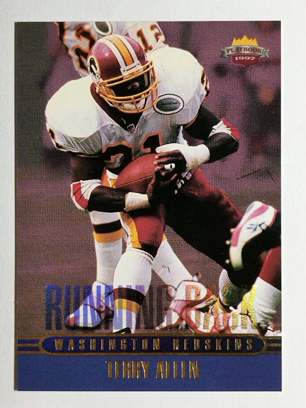 1997 Score Board Playbook By The Numbers #RB9 Terry Allen