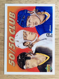 1991-92 Upper Deck #45 The 50/50 Club/Mario Lemieux/Wayne Gretzky/Brett Hull