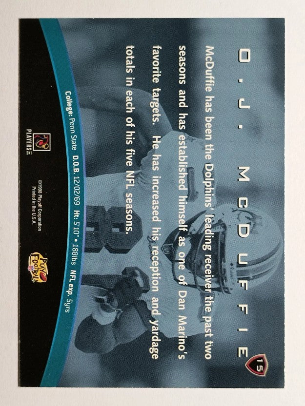 1998 Playoff Unsung Heroes Banquet #15 O.J. McDuffie