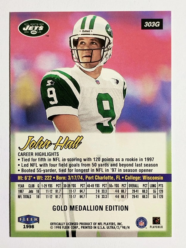 1998 Ultra Gold Medallion #303G John Hall