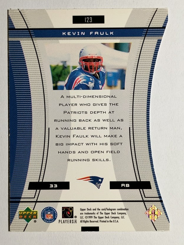 1999 Black Diamond Diamond Cut #123 Kevin Faulk