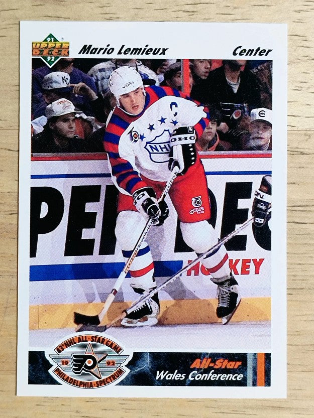 1991-92 Upper Deck #611 Mario Lemieux AS