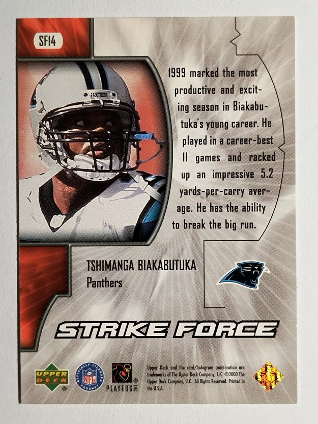 2000 Upper Deck Strike Force #SF14 Tim Biakabutuka