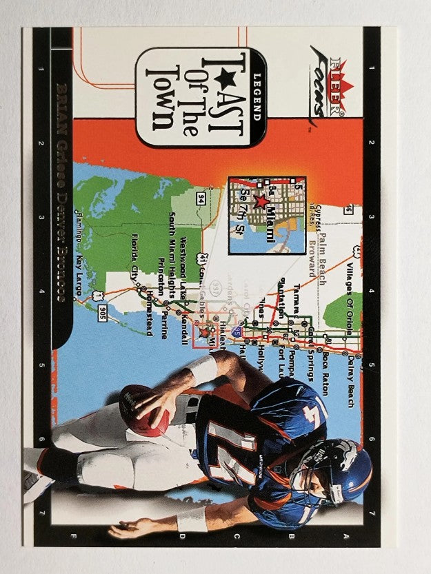 2001 Fleer Focus Toast of the Town #20 Brian Griese