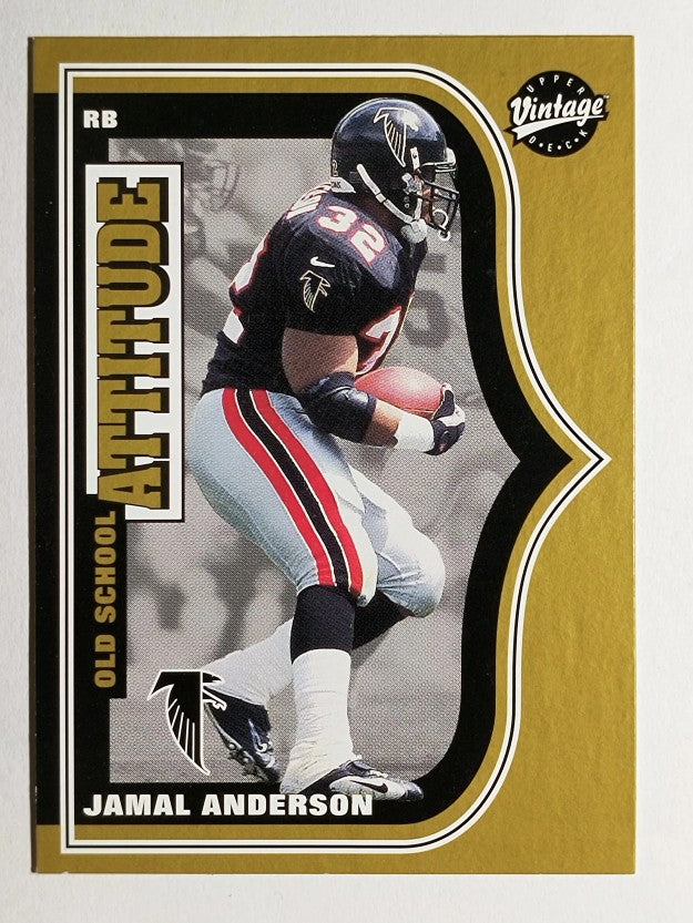 2001 Upper Deck Vintage Old School Attitude #OS3 Jamal Anderson