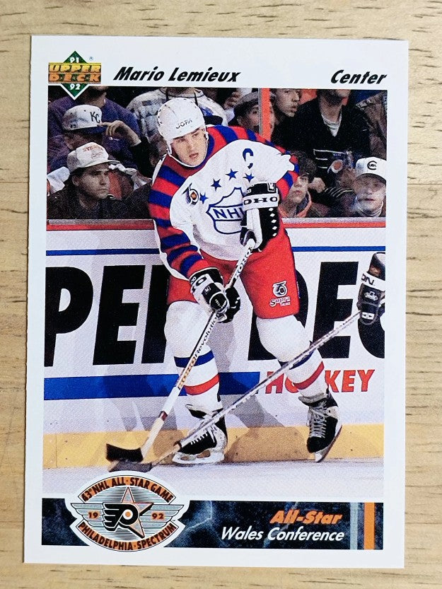 1991-92 Upper Deck #611 Mario Lemieux AS