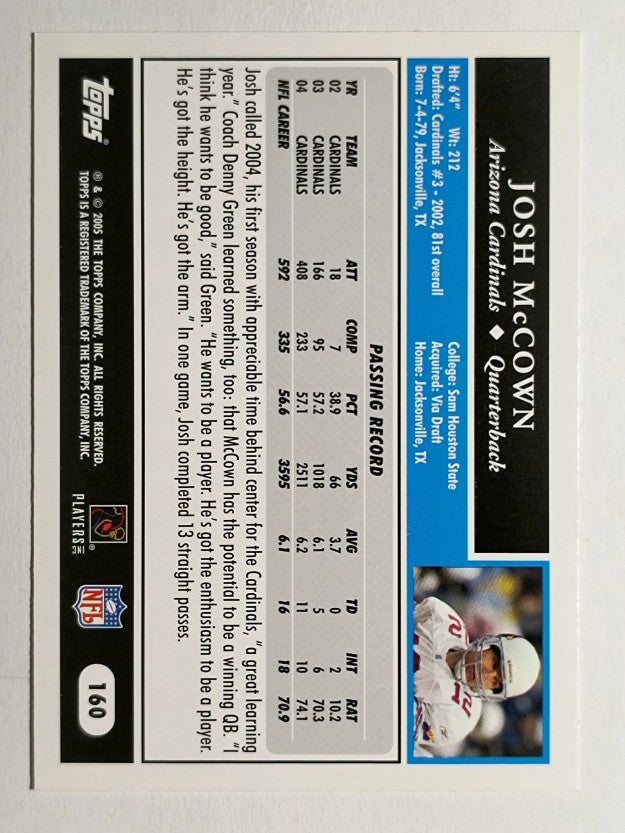 2005 Topps #160 Josh McCown