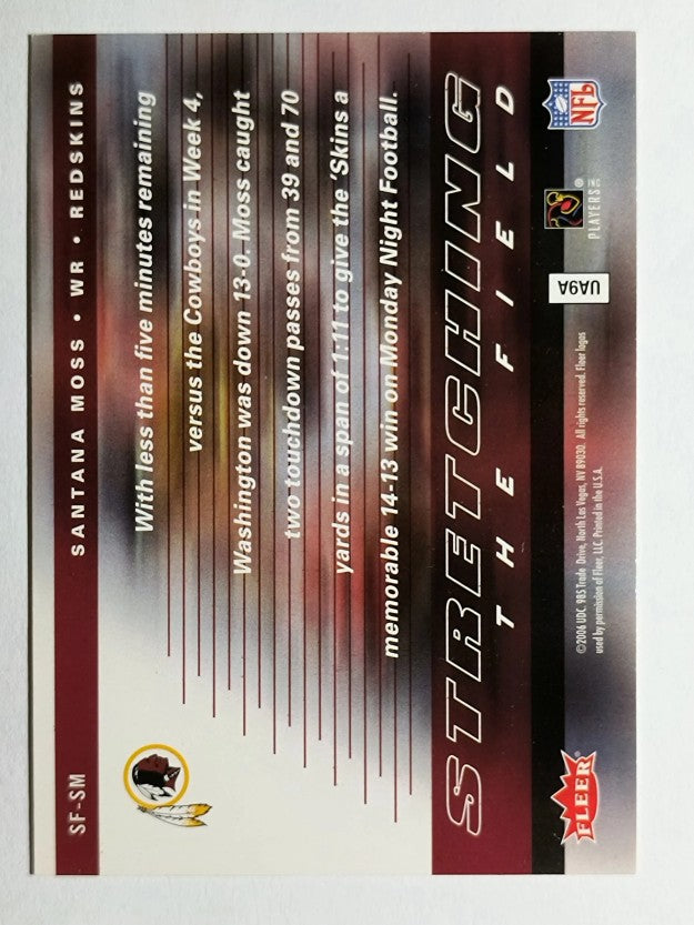 2006 Fleer Stretching the Field #SFSM Santana Moss