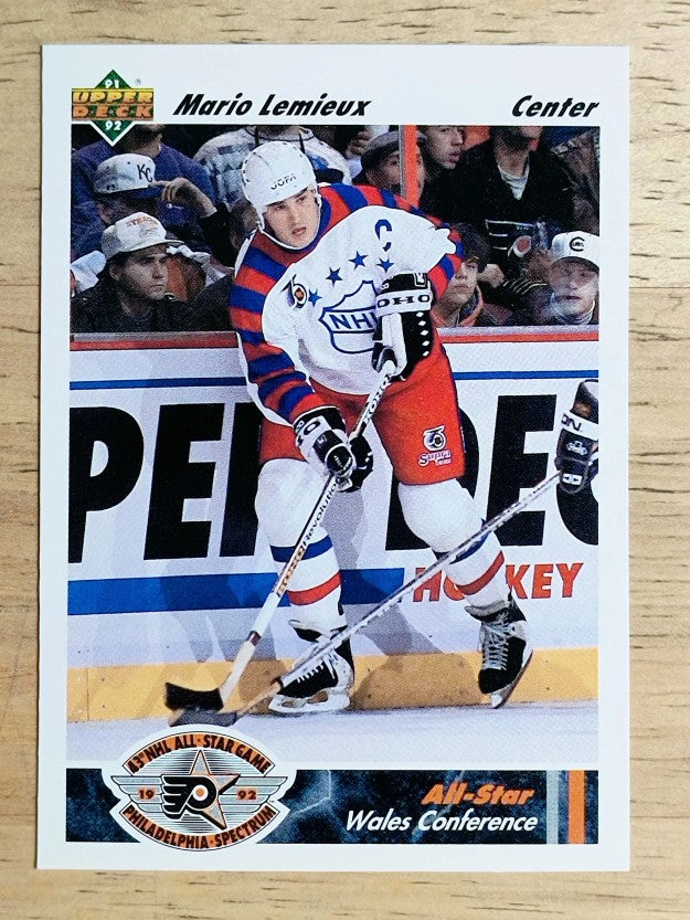 1991-92 Upper Deck #611 Mario Lemieux AS