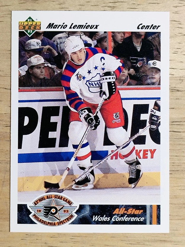 1991-92 Upper Deck #611 Mario Lemieux AS