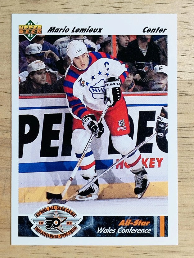 1991-92 Upper Deck #611 Mario Lemieux AS