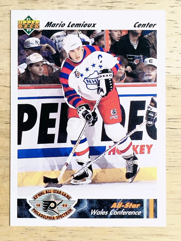 1991-92 Upper Deck #611 Mario Lemieux AS