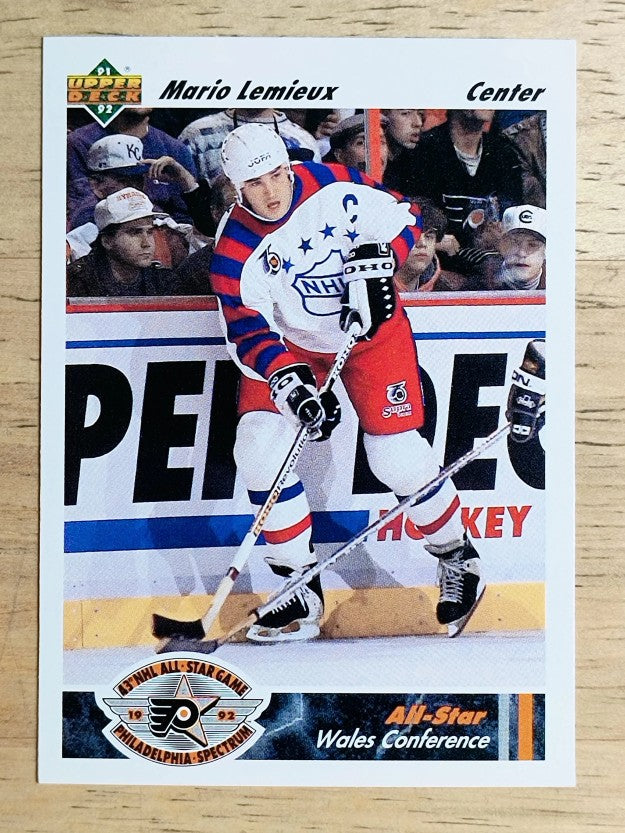 1991-92 Upper Deck #611 Mario Lemieux AS