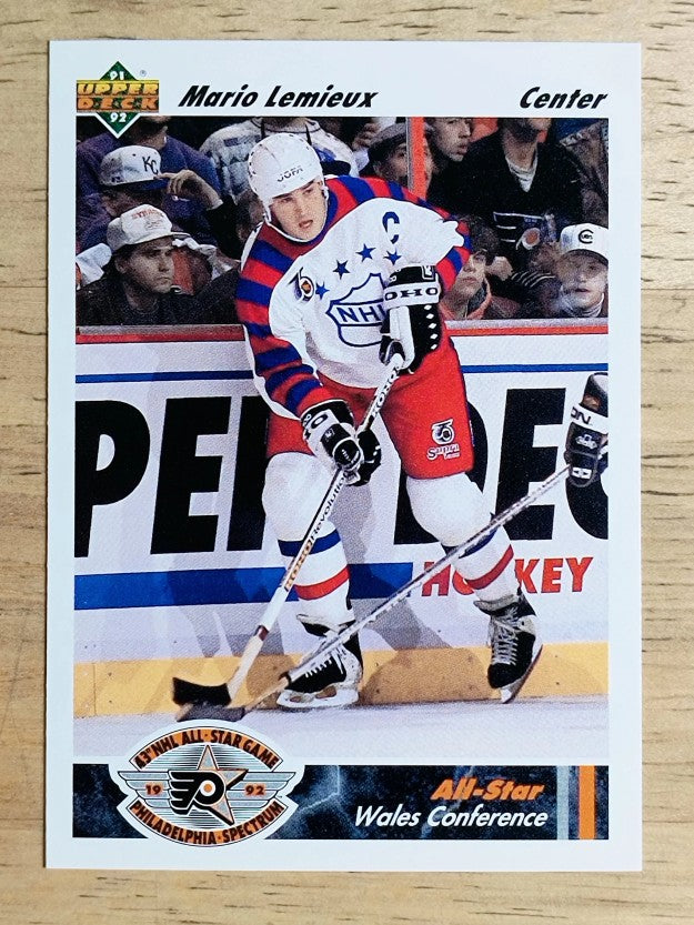 1991-92 Upper Deck #611 Mario Lemieux AS