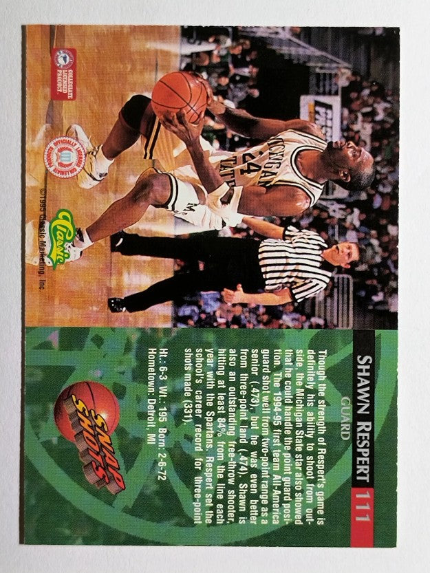 1995 Classic #111 Shawn Respert SS